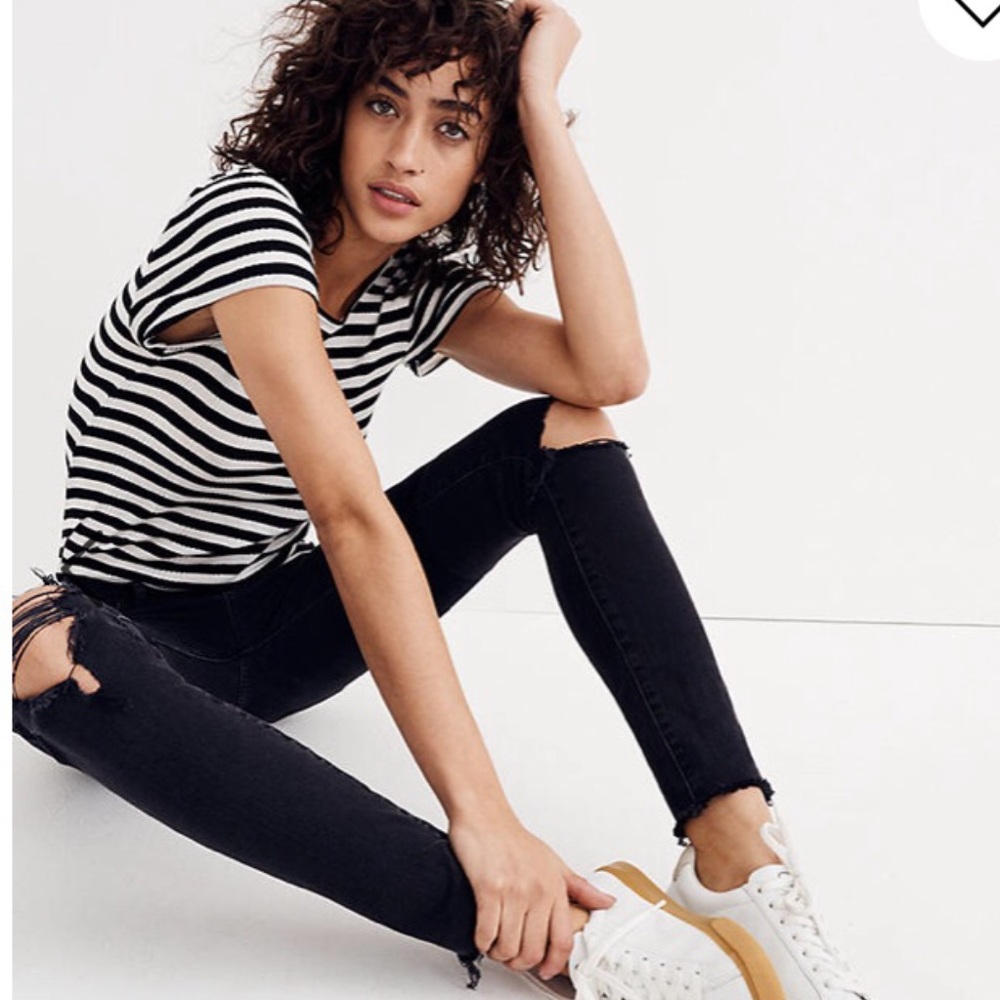 9” High Rise Skinny Madewell Jeans